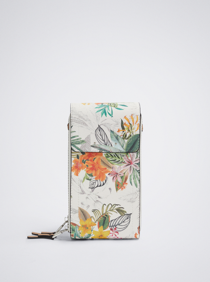 Parfois Floral Print Taska Na Mobil Damske Viacfarebný | Slovensko-XFJE67190