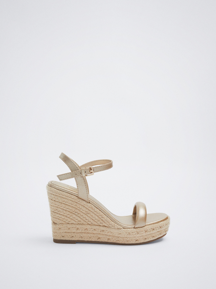 Parfois Jute Wedge Sandále Damske Zlate | Slovensko-JXZK87302