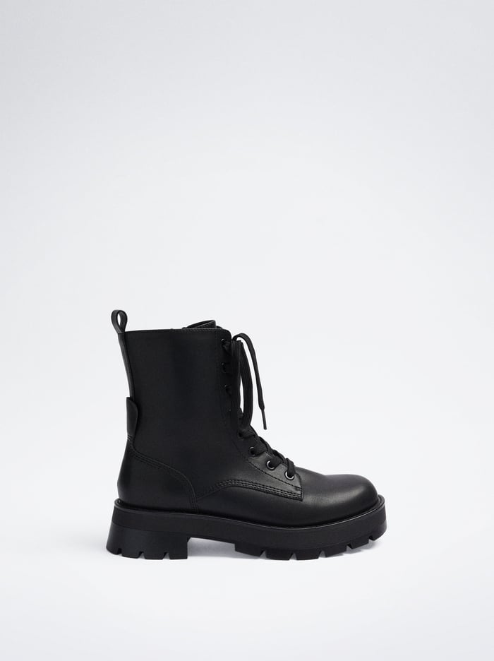 Parfois Laces Military Cizmy Damske Čierne | Slovensko-UWQJ51649