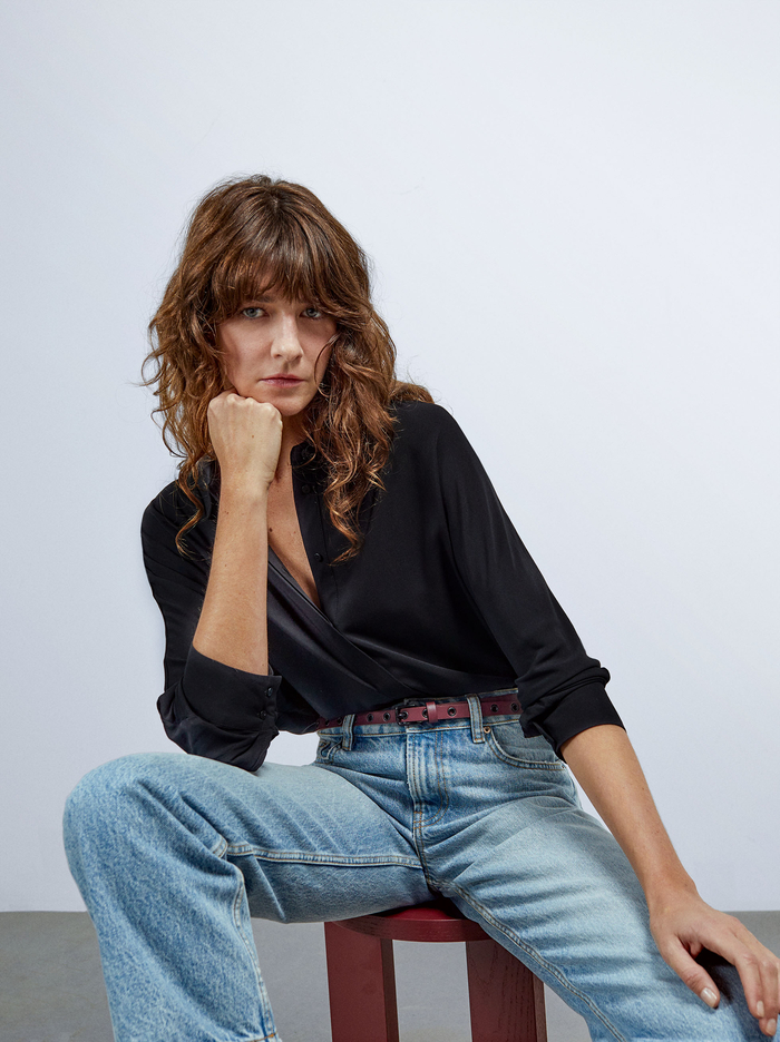 Parfois Long-Sleeve Kosele Damske Čierne | Slovensko-GZLK45126