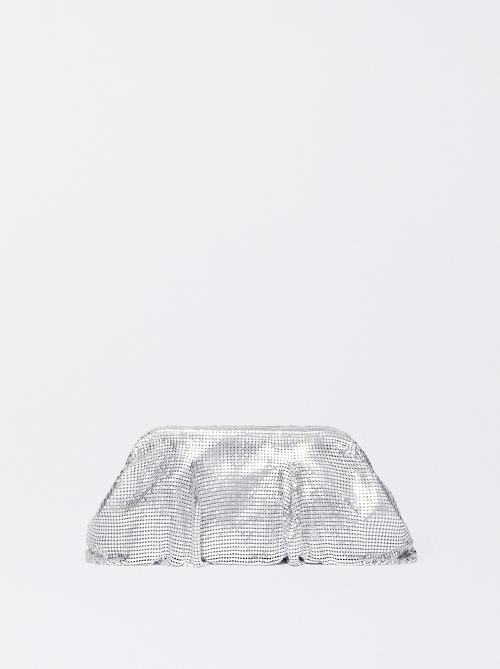 Parfois Mesh Fabric Kabelky Damske Strieborne | Slovensko-IUKR96207