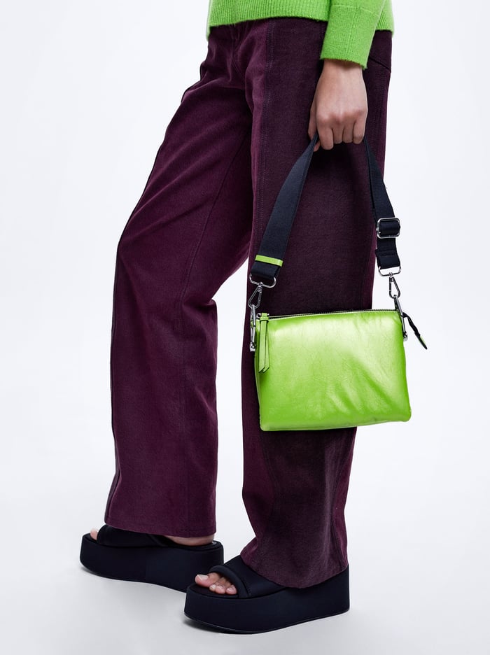Parfois Metallic Crossbody Kabelka Damske Zelene | Slovensko-BNKG10237