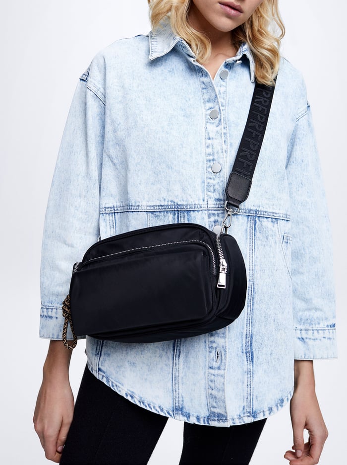 Parfois Nylon Crossbody Kabelka Damske Čierne | Slovensko-TOUS92870
