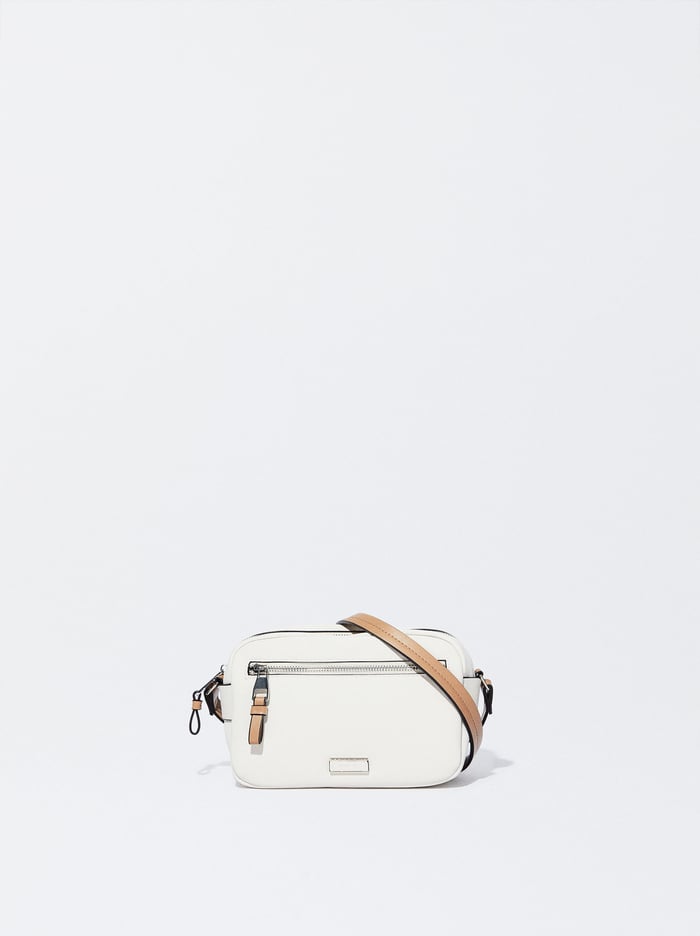 Parfois Nylon-Effect Crossbody Kabelka Damske Biele | Slovensko-PWFS08416