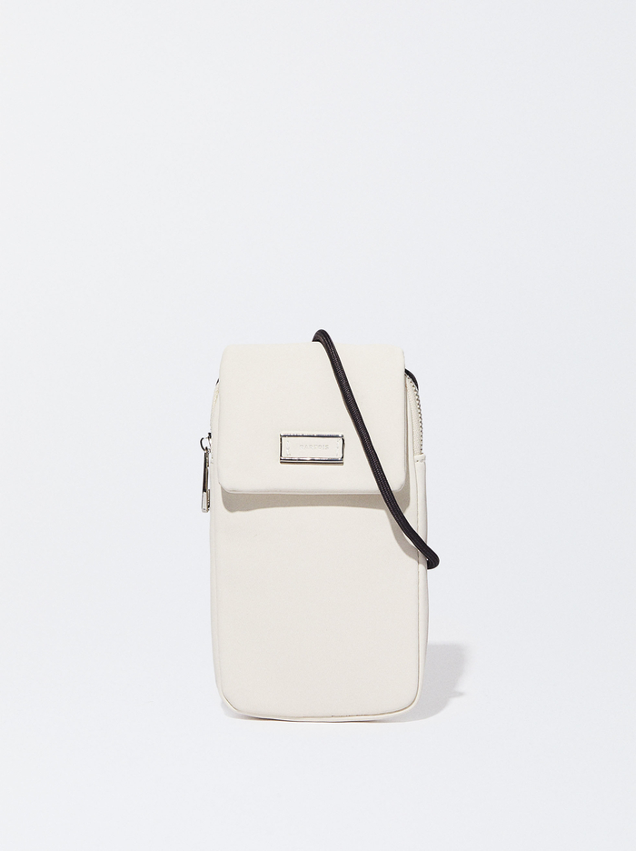 Parfois Nylon-Effect Taska Na Mobil Damske Biele | Slovensko-OMGU12879