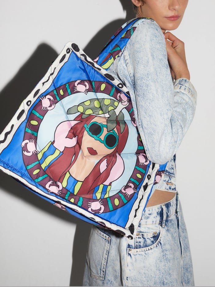 Parfois Nylon Horoscope Prenosná Taška Damske Viacfarebný | Slovensko-HNFK79642