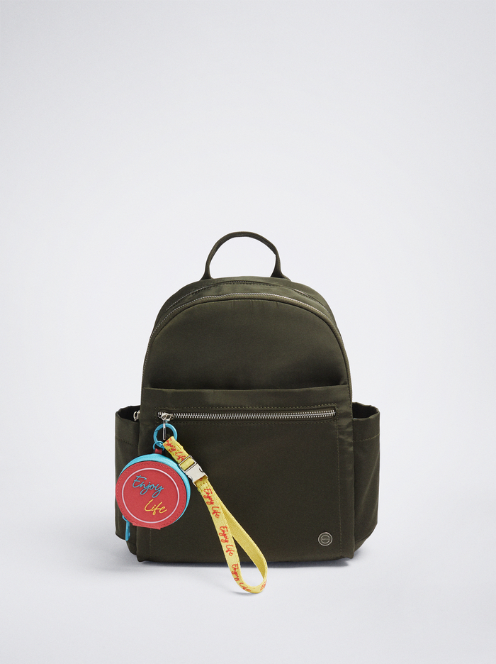Parfois Nylon With Pendant Batohy Damske Hnedožltý | Slovensko-BVSW37491