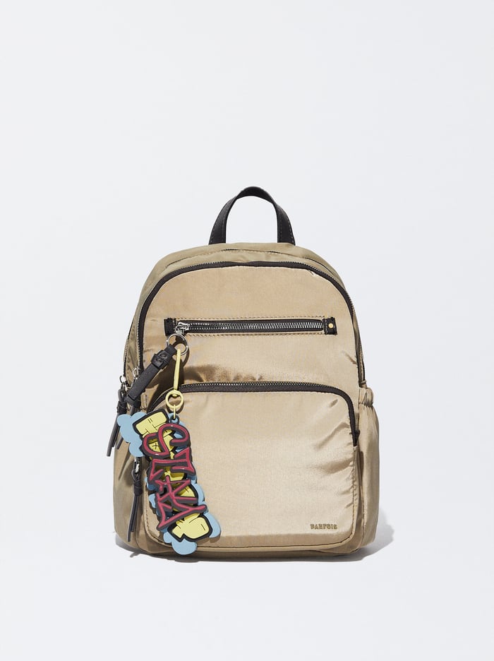 Parfois Nylon With Pendant Batohy Damske Hnedožltý | Slovensko-FYEH90362