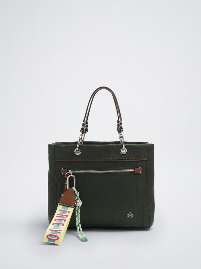 Parfois Nylon With Pendant Prenosná Taška Damske Hnedožltý | Slovensko-ABRZ43865