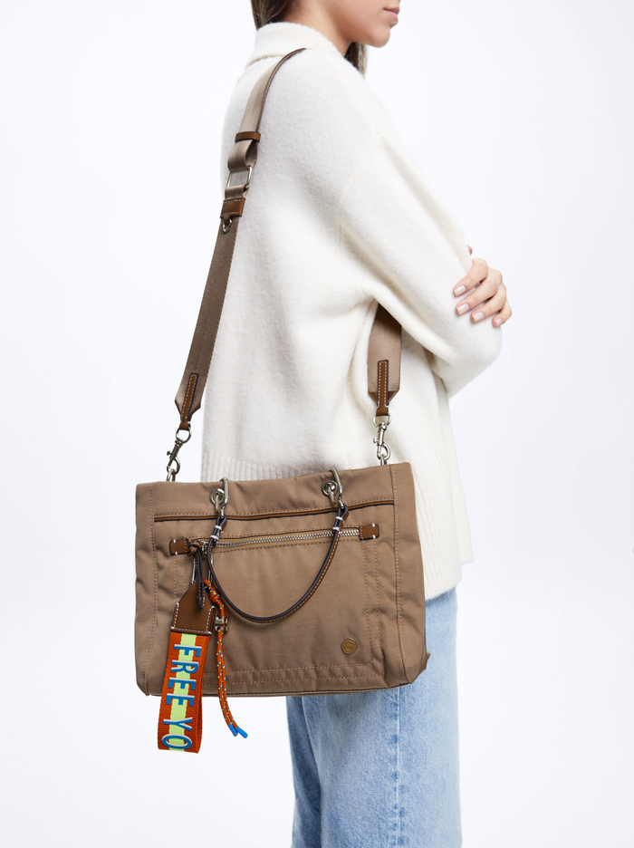 Parfois Nylon With Pendant Prenosná Taška Damske Hnede | Slovensko-NPDE70385