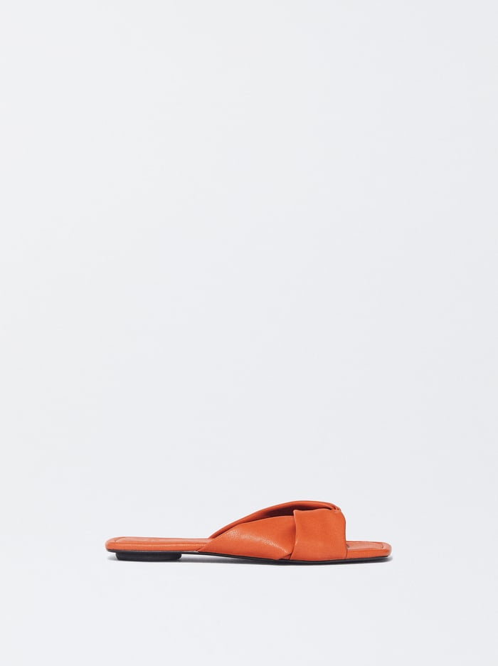 Parfois Online Exclusive - Balerinky With Knots Sandále Damske Oranžové | Slovensko-NAPG60584