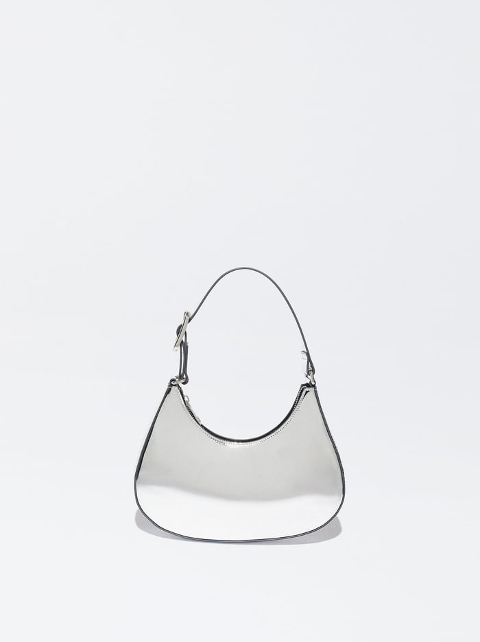 Parfois Online Exclusive - Metallic Taška Cez Rameno Damske Strieborne | Slovensko-BDWA27518