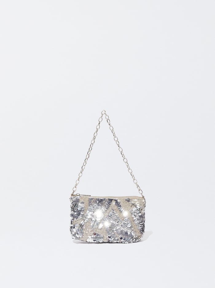 Parfois Party With Sequins And Beads Kabelky Damske Strieborne | Slovensko-PBHG86370