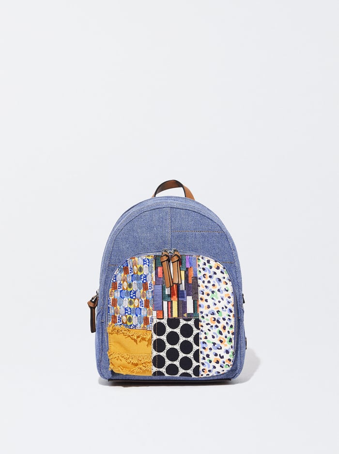 Parfois Patchwork Batohy Damske Modre | Slovensko-NIAV12059
