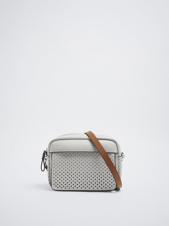 Parfois Perforated Detail Crossbody Kabelka Damske Biele | Slovensko-XLUQ24391