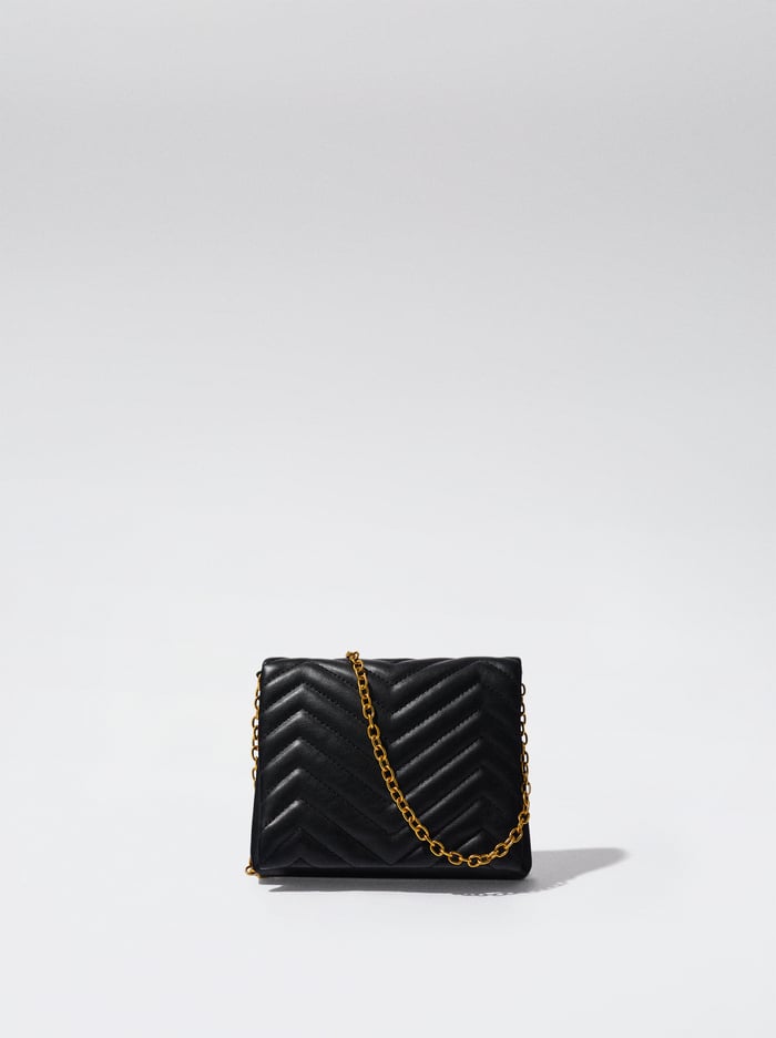 Parfois Prešívané Crossbody Kabelka Damske Čierne | Slovensko-GXVQ74569