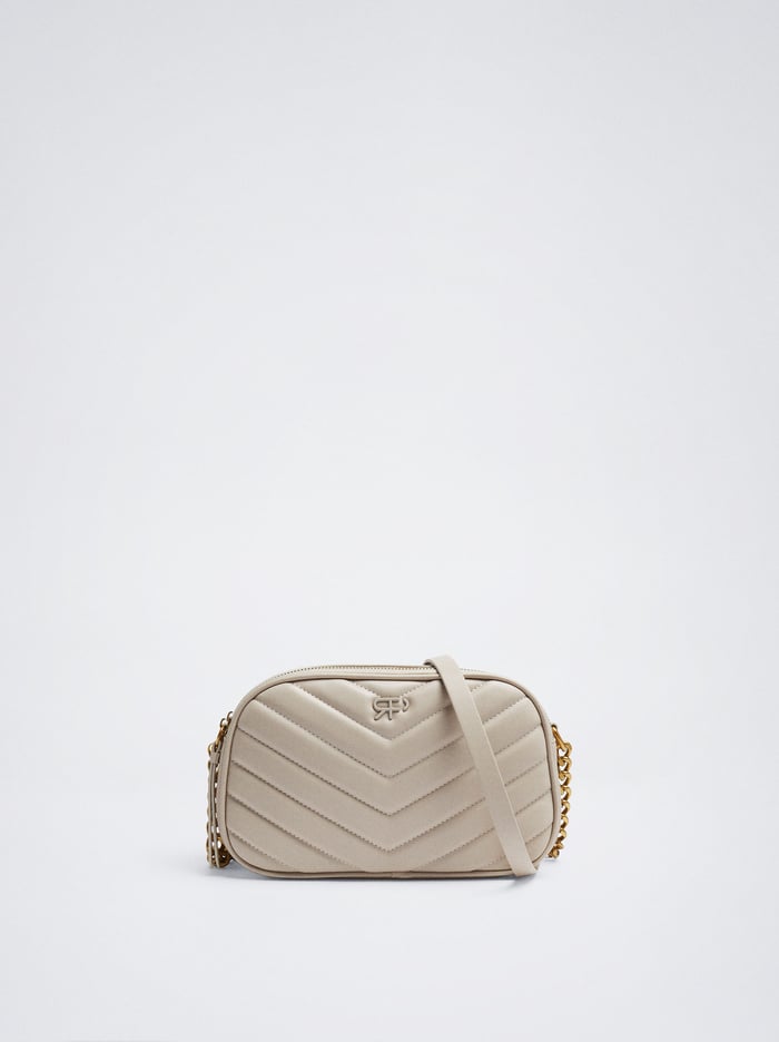 Parfois Prešívané Crossbody Kabelka Damske Biele | Slovensko-JPAE81290