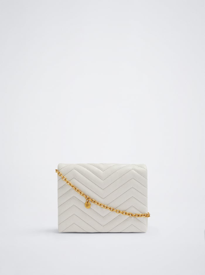 Parfois Prešívané Crossbody Kabelka Damske Biele | Slovensko-SDCW50789