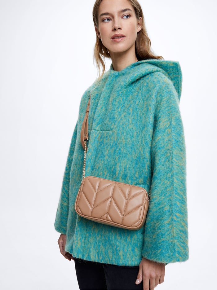 Parfois Prešívané With Chain Crossbody Kabelka Damske Hnede | Slovensko-OKDC05389