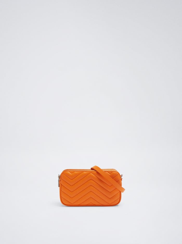 Parfois Prešívané With Chain Crossbody Kabelka Damske Oranžové | Slovensko-TYVD78143