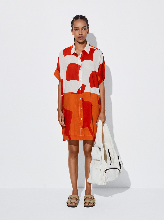 Parfois Printed Shirt Saty Damske Viacfarebný | Slovensko-TUNW32981