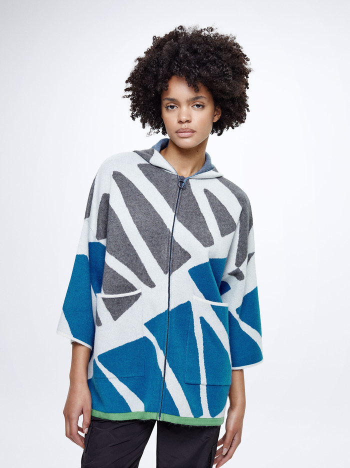 Parfois S Kapucňou Knit Pončá Damske Viacfarebný | Slovensko-GQRS89563