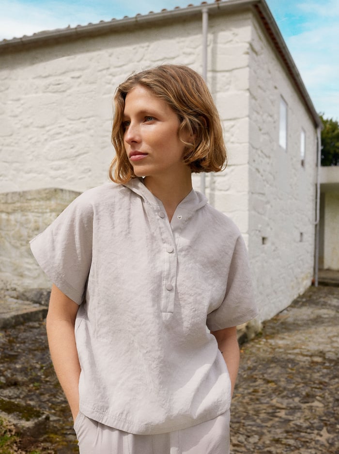 Parfois S Kapucňou Loose-Fitting Kosele Damske Siva | Slovensko-VRJB47610