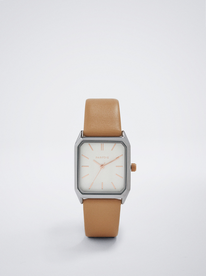 Parfois Square Case Hodinky Damske Hnede | Slovensko-HMKJ75496