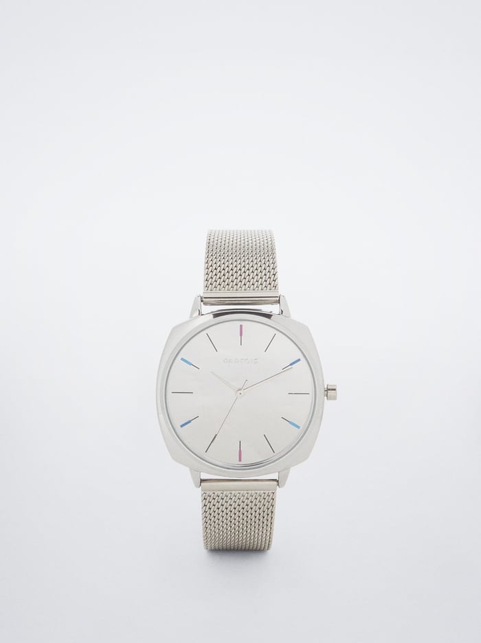 Parfois Stainless Steel Metallic Mesh Remienkove Hodinky Damske Strieborne | Slovensko-IMVJ48962