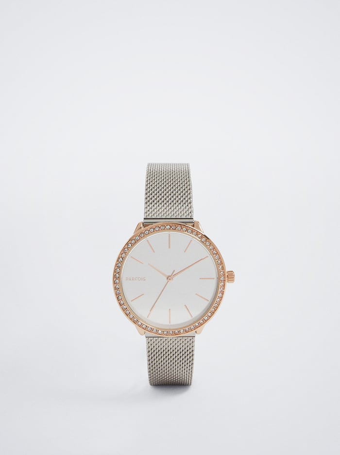 Parfois Steel With Strass Dial Hodinky Damske Strieborne | Slovensko-UYAO82041