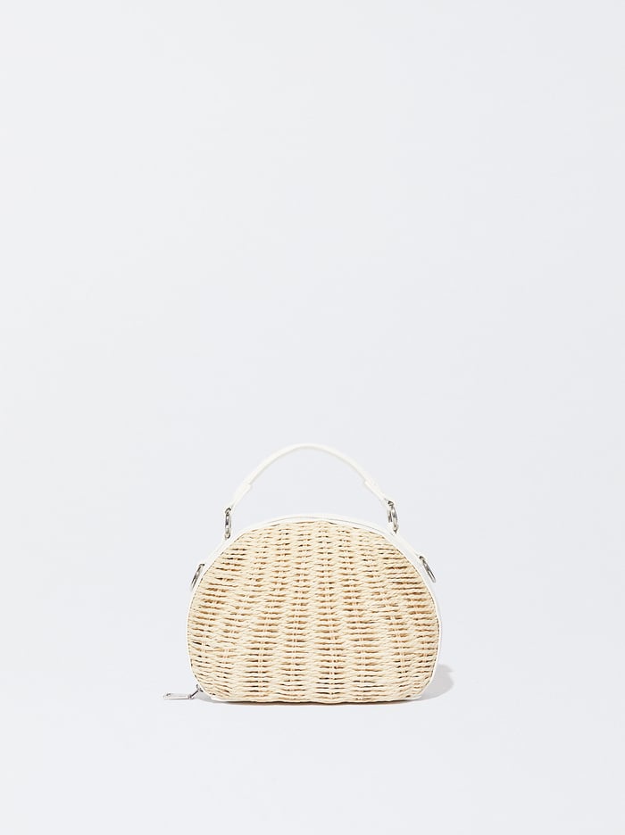 Parfois Straw Crossbody Kabelka Damske Biele | Slovensko-FHAI98317