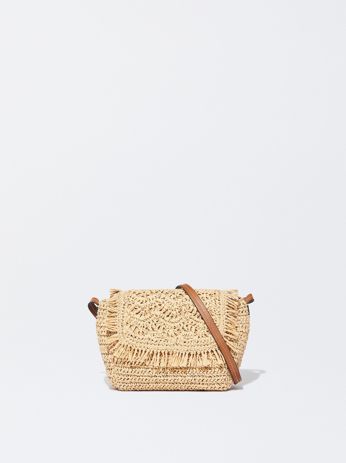 Parfois Straw-Effect Crossbody Kabelka Damske Béžové | Slovensko-QBZL12740