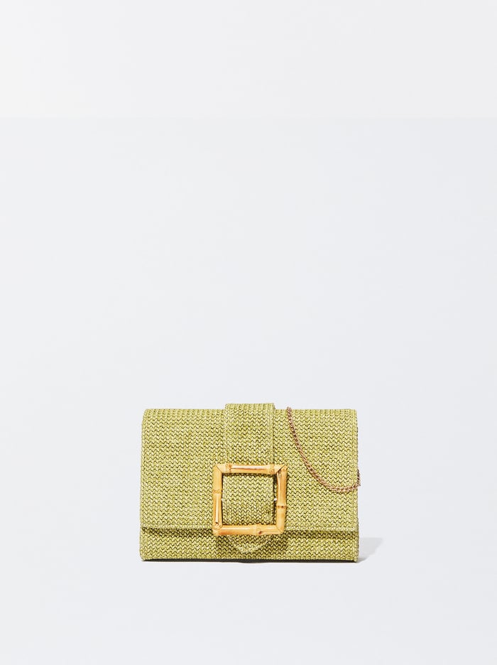 Parfois Straw-Effect Crossbody Kabelka Damske Zelene | Slovensko-XVAW56482