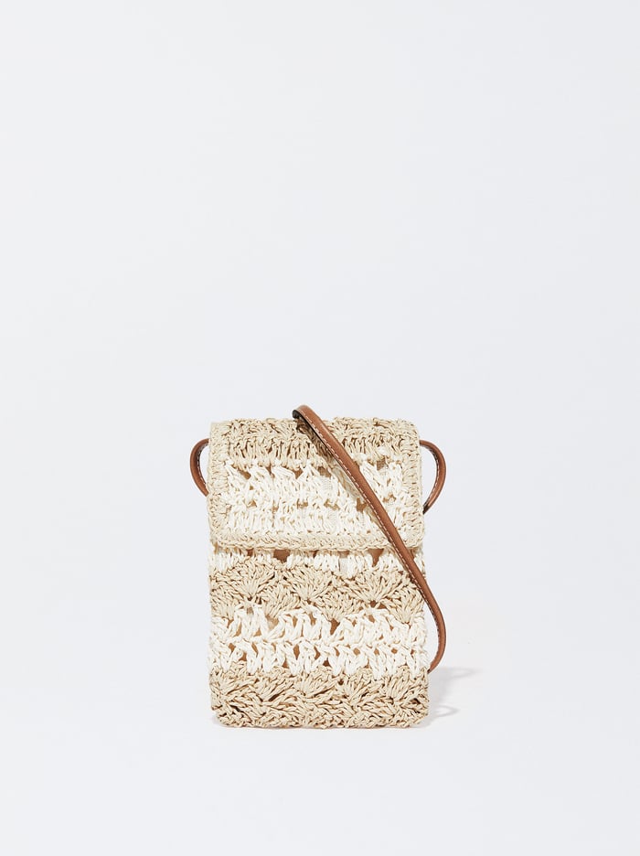 Parfois Straw Taska Na Mobil Damske Béžové | Slovensko-FXGY79304