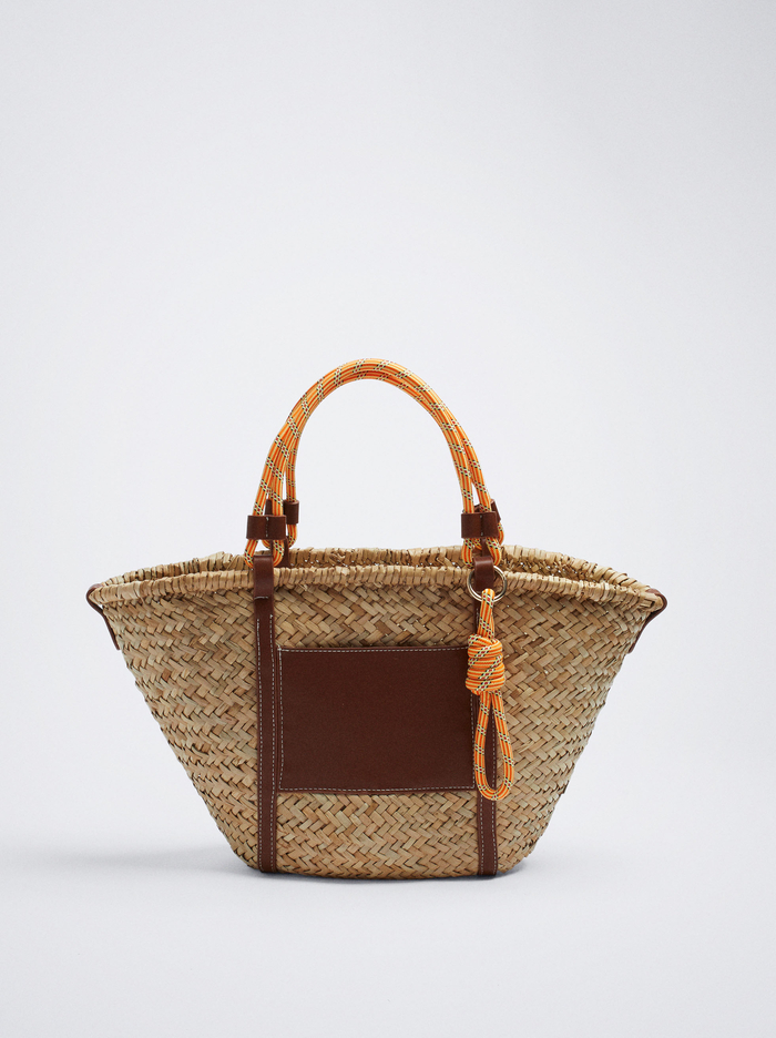 Parfois Straw With Pendant Prenosná Taška Damske Hnede | Slovensko-KVLH69132