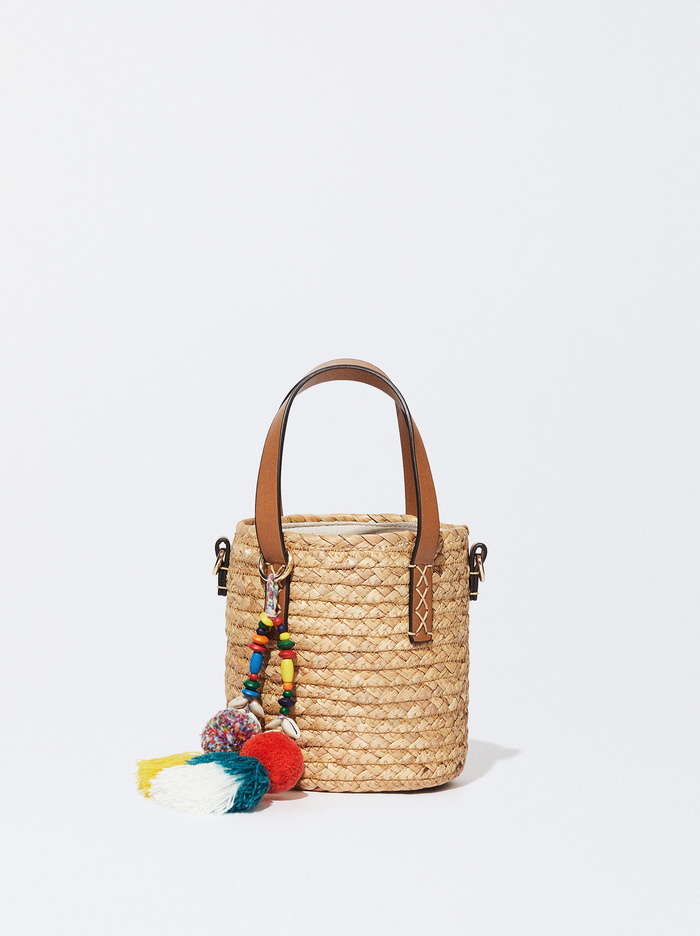 Parfois Straw With Pendant Prenosná Taška Damske Béžové | Slovensko-MCNZ47801