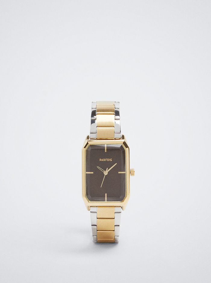 Parfois Two-Toned Steel Remienkove Hodinky Damske Zlate | Slovensko-LEQP13270