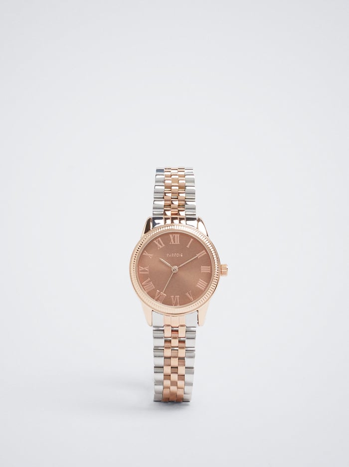 Parfois Two-Toned Steel Remienkove Hodinky Damske Zlate Strieborne | Slovensko-TJWR23417