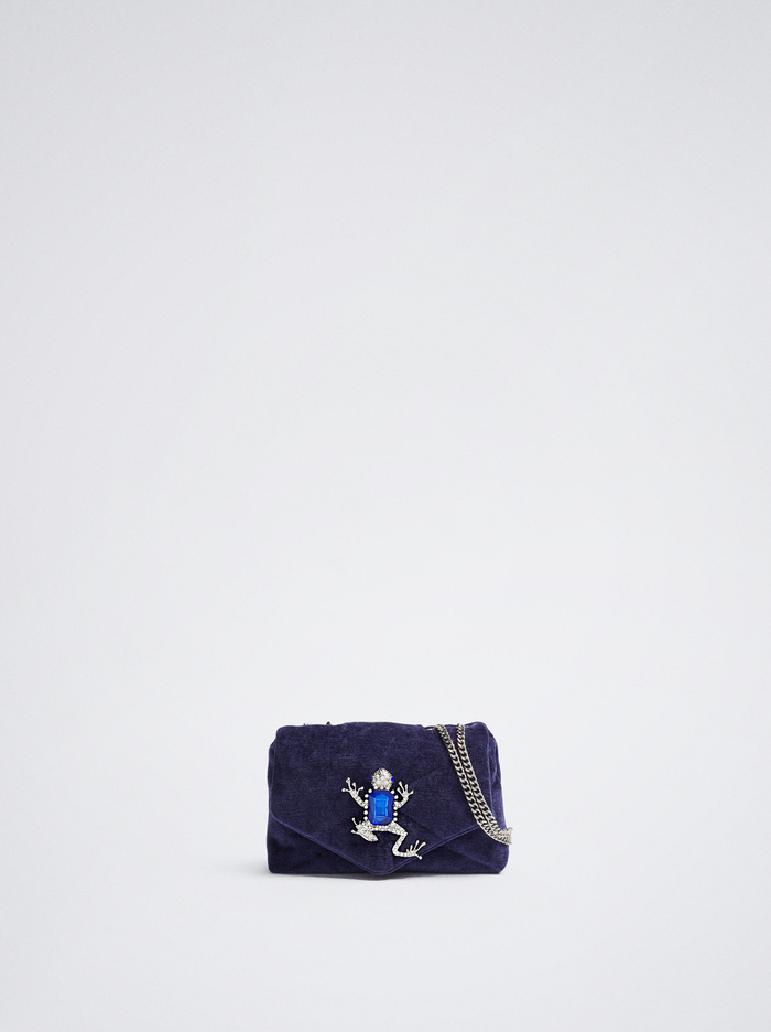 Parfois Velvet With Charm Kabelky Damske Modre | Slovensko-GIJA01683