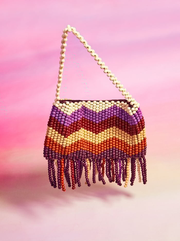 Parfois Wooden With Beads Kabelky Damske Viacfarebný | Slovensko-UXTO50371