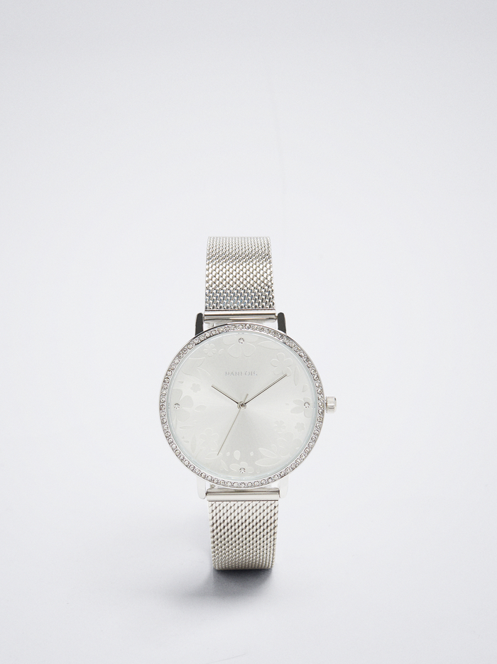 Parfois Zirconia Case Stainless Steel Hodinky Damske Strieborne | Slovensko-JFES67085